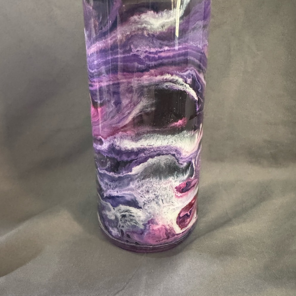 Purple and Pink Swirl vase